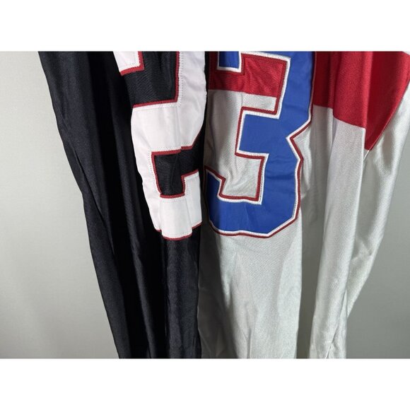 Mitchell And Ness Hardwood MICHAEL JORDAN Bulls/Bullets 23 Split Jersey SZ XL - Picture 4 of 12